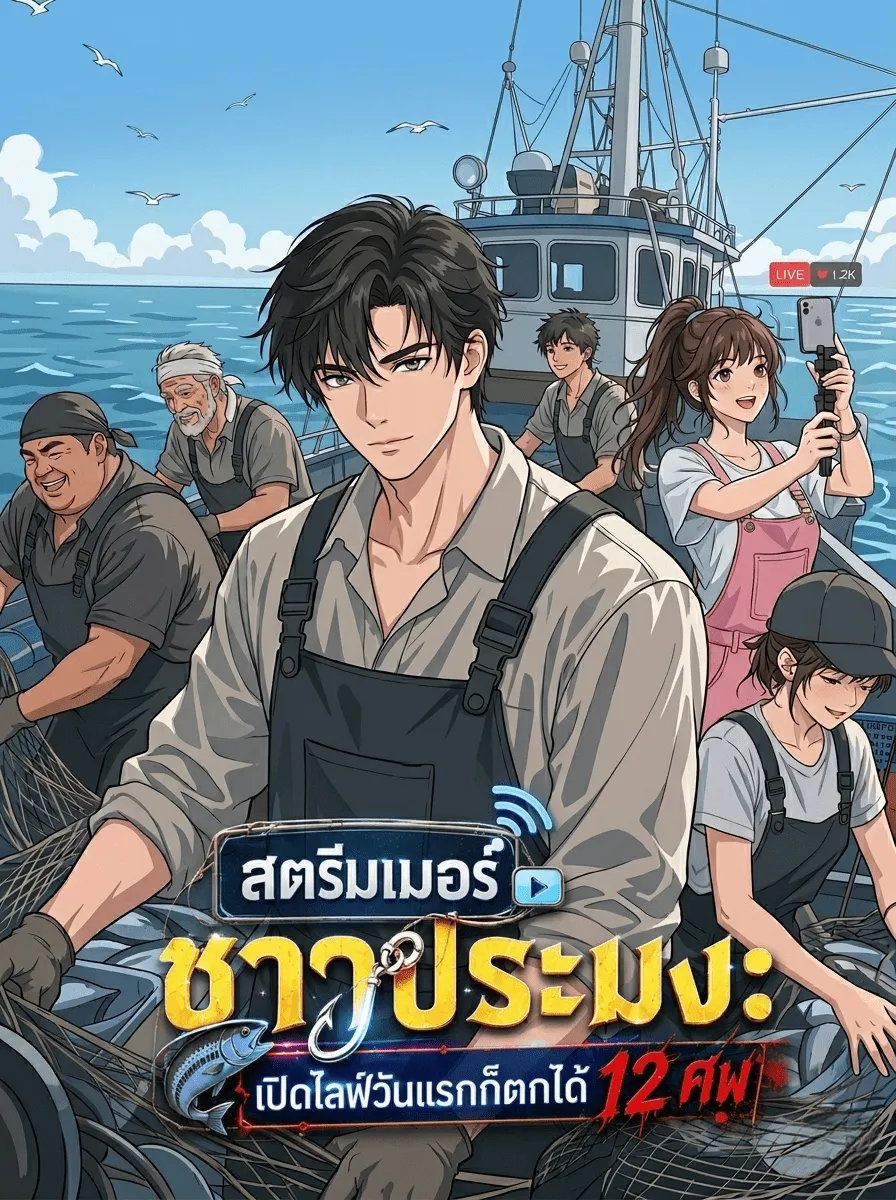 ปก สตรีมเมอร์ชาวประมง: เปิดไลฟ์วันแรกก็ตกได้ 12 ศพ [จบ]
