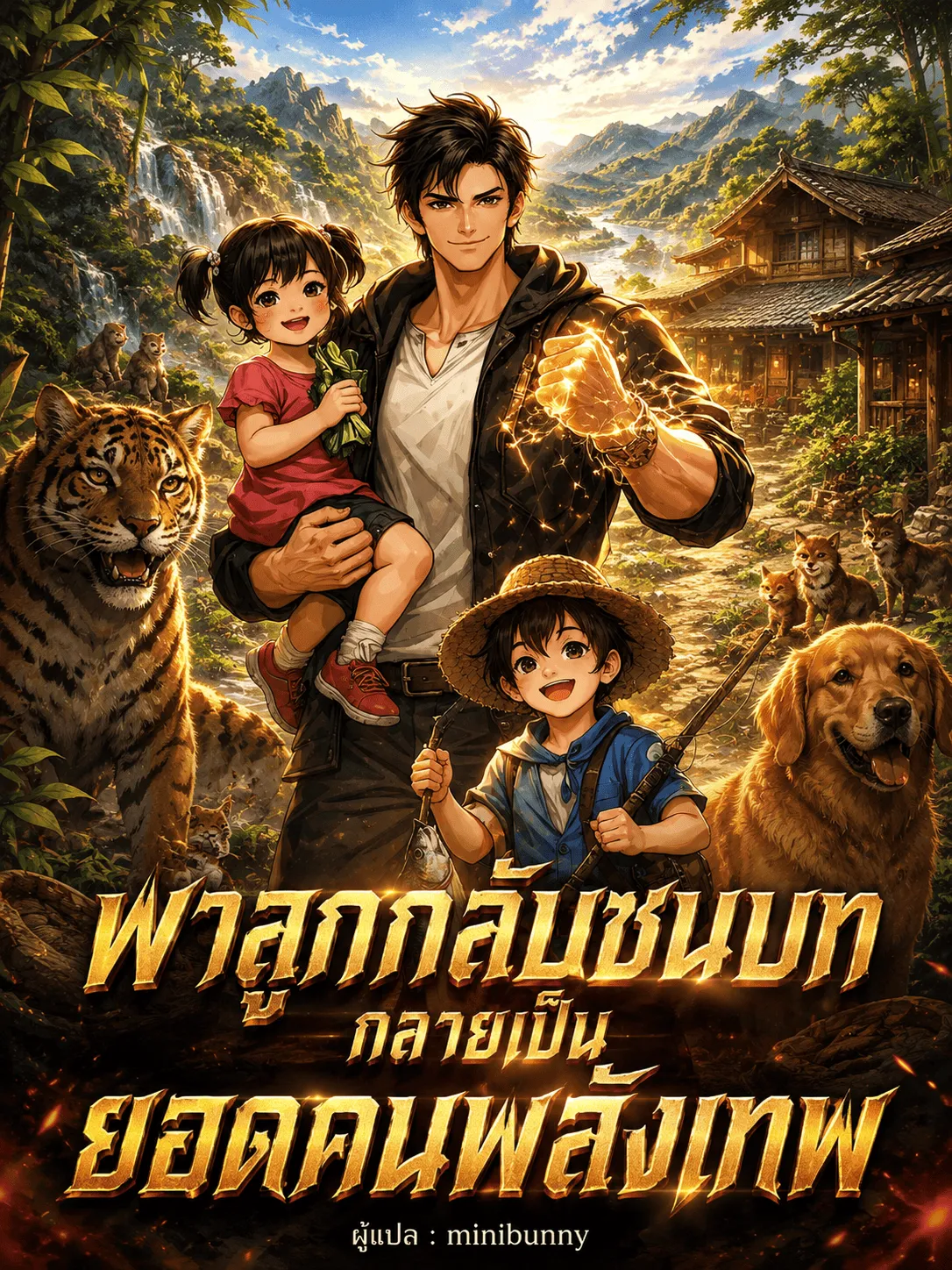 ปก พาลูกกลับชนบท กลายเป็นยอดคนพลังเทพ