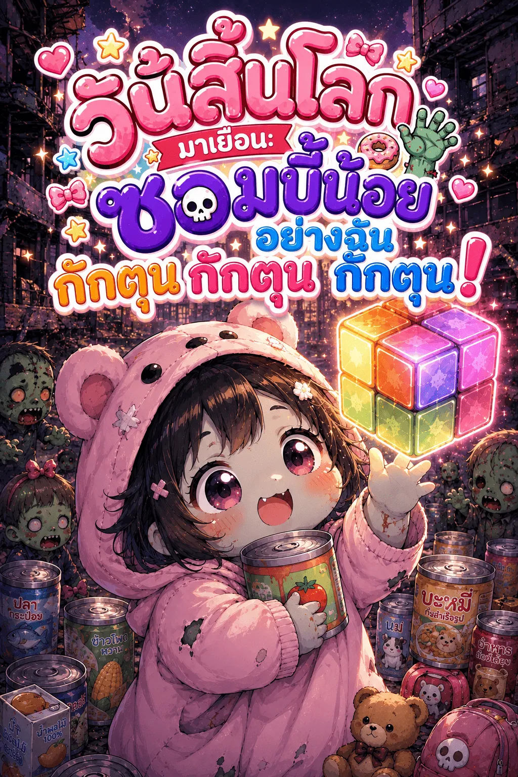ปก วันสิ้นโลกมาเยือน: ซอมบี้น้อยอย่างฉันกักตุน กักตุน กักตุน!