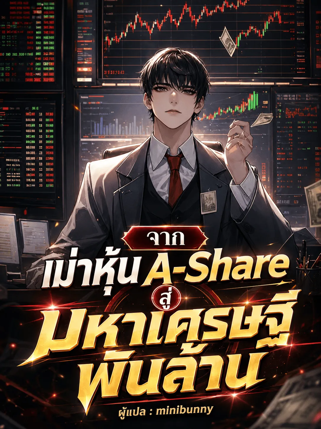 ปก จากเม่าหุ้น A-shareสู่มหาเศรษฐีพันล้าน