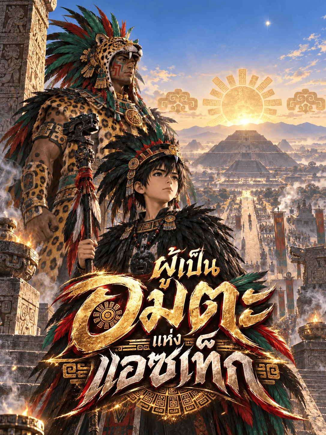ปก ผู้เป็นอมตะแห่งแอซเท็ก