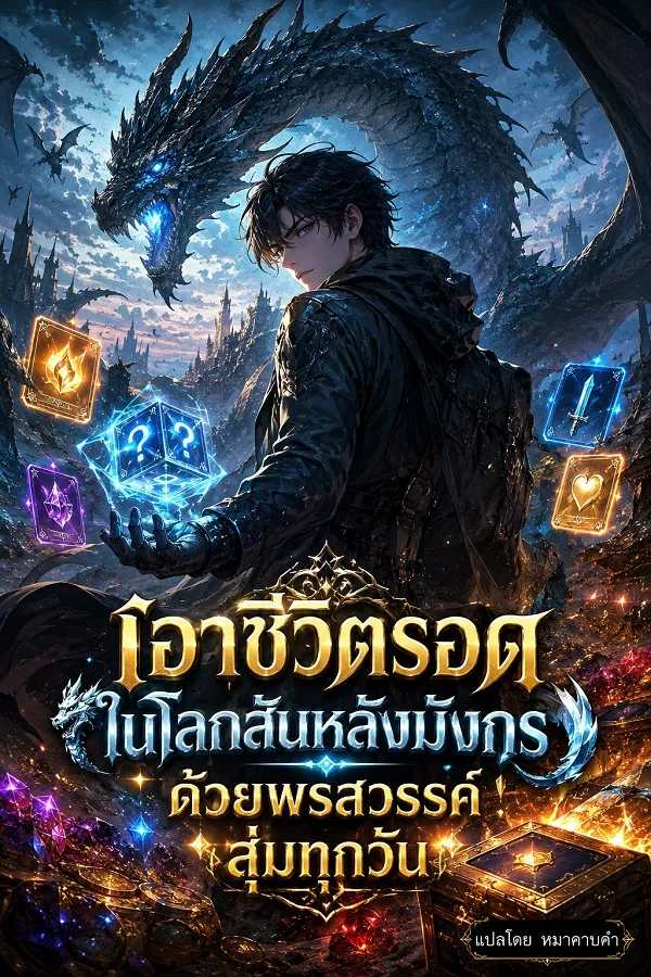 ปก เอาชีวิตรอดในโลกสันหลังมังกร ด้วยพรสวรรค์สุ่มทุกวัน