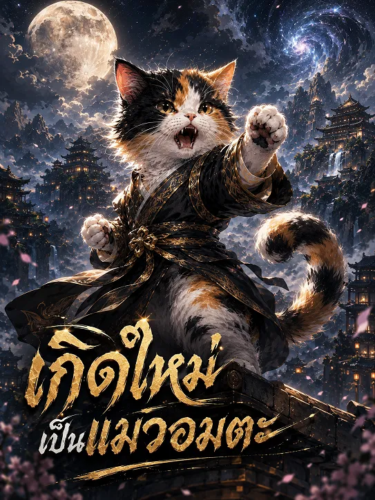 ปก เกิดใหม่เป็นแมวอมตะ