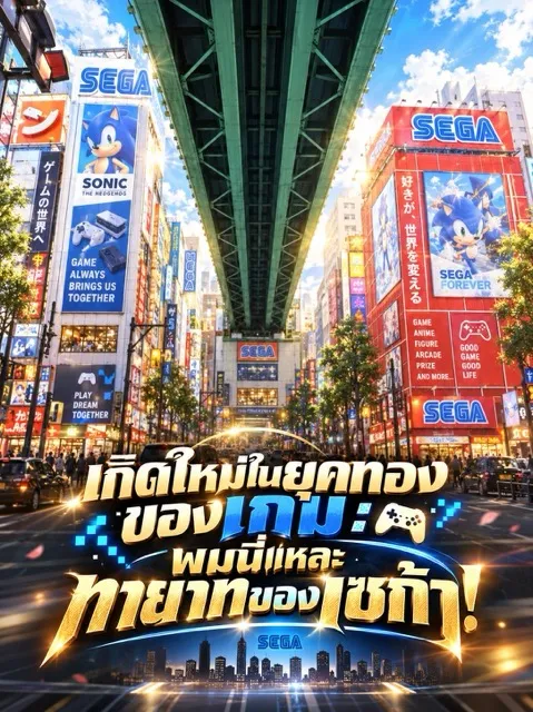 ปก (ชนต้นฉบับ) เกิดใหม่ในยุคทองของเกม : ผมนี่แหละทายาทของเซก้า!