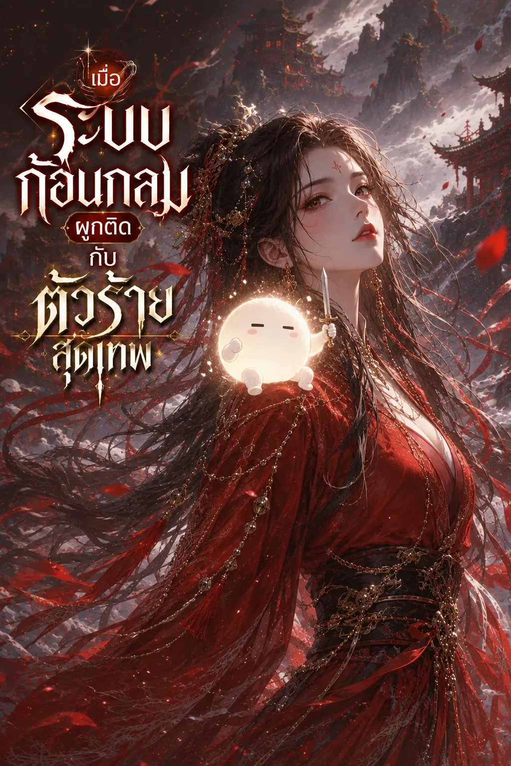 ปก เมื่อระบบก้อนกลมผูกติดกับตัวร้ายสุดเทพ (ยูริ)