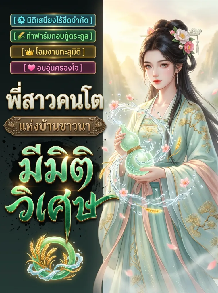 ปก พี่สาวคนโตแห่งบ้านชาวนามีมิติวิเศษ