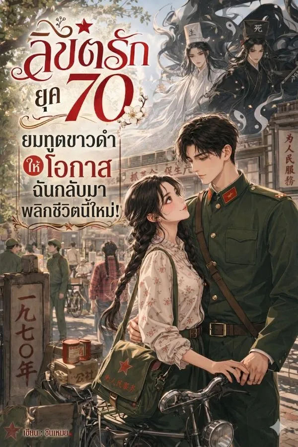 ปก ลิขิตรักยุค 70: ยมทูตขาวดําให้โอกาส ฉันกลับมาพลิกชีวิตนี้ใหม่!