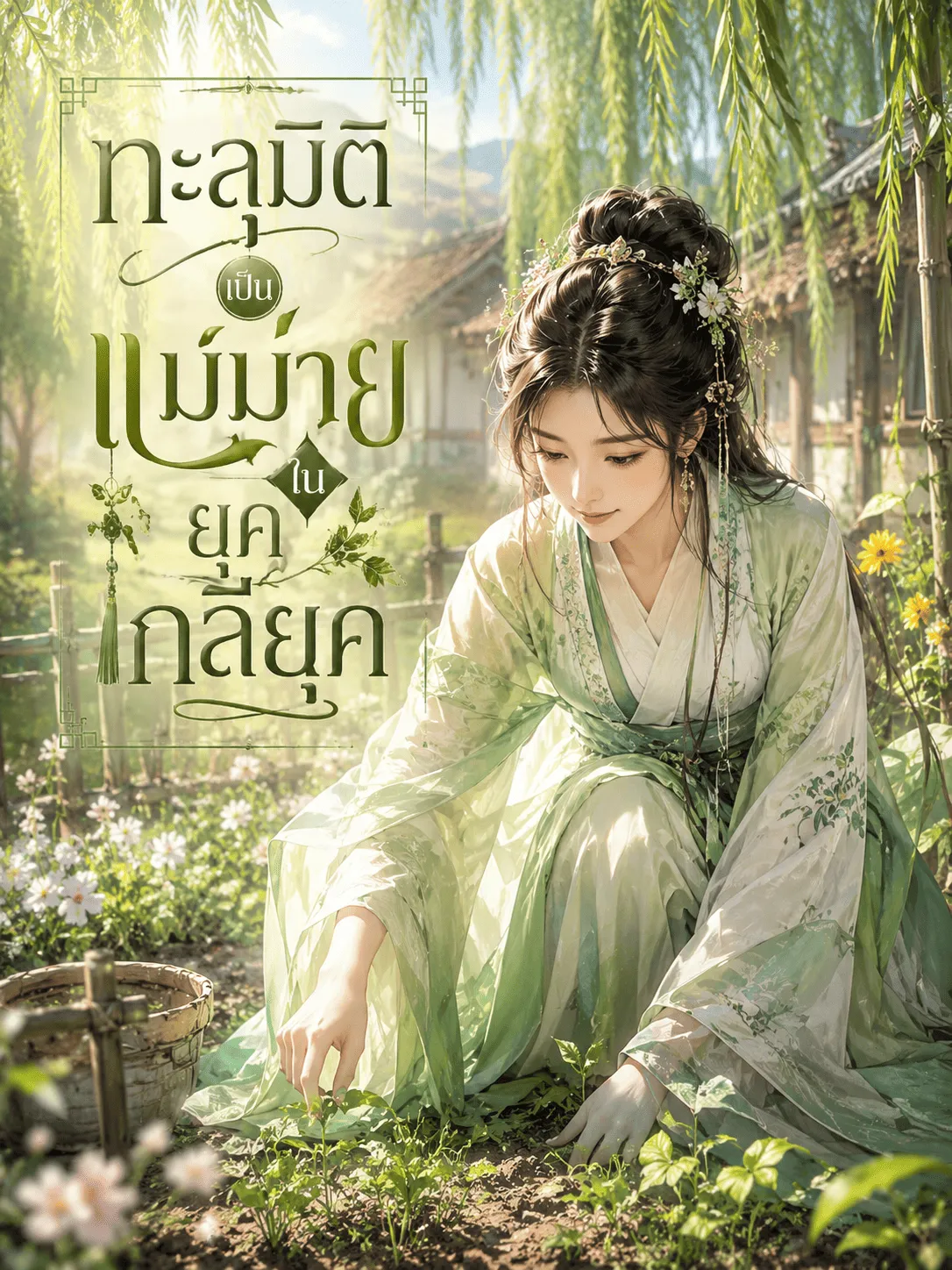 ปก ทะลุมิติเป็นแม่ม่ายยุคกลียุค