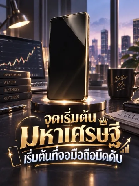 ปก (จบแล้ว) จุดเริ่มต้นมหาเศรษฐี เริ่มต้นที่จอมือถือมืดดับ