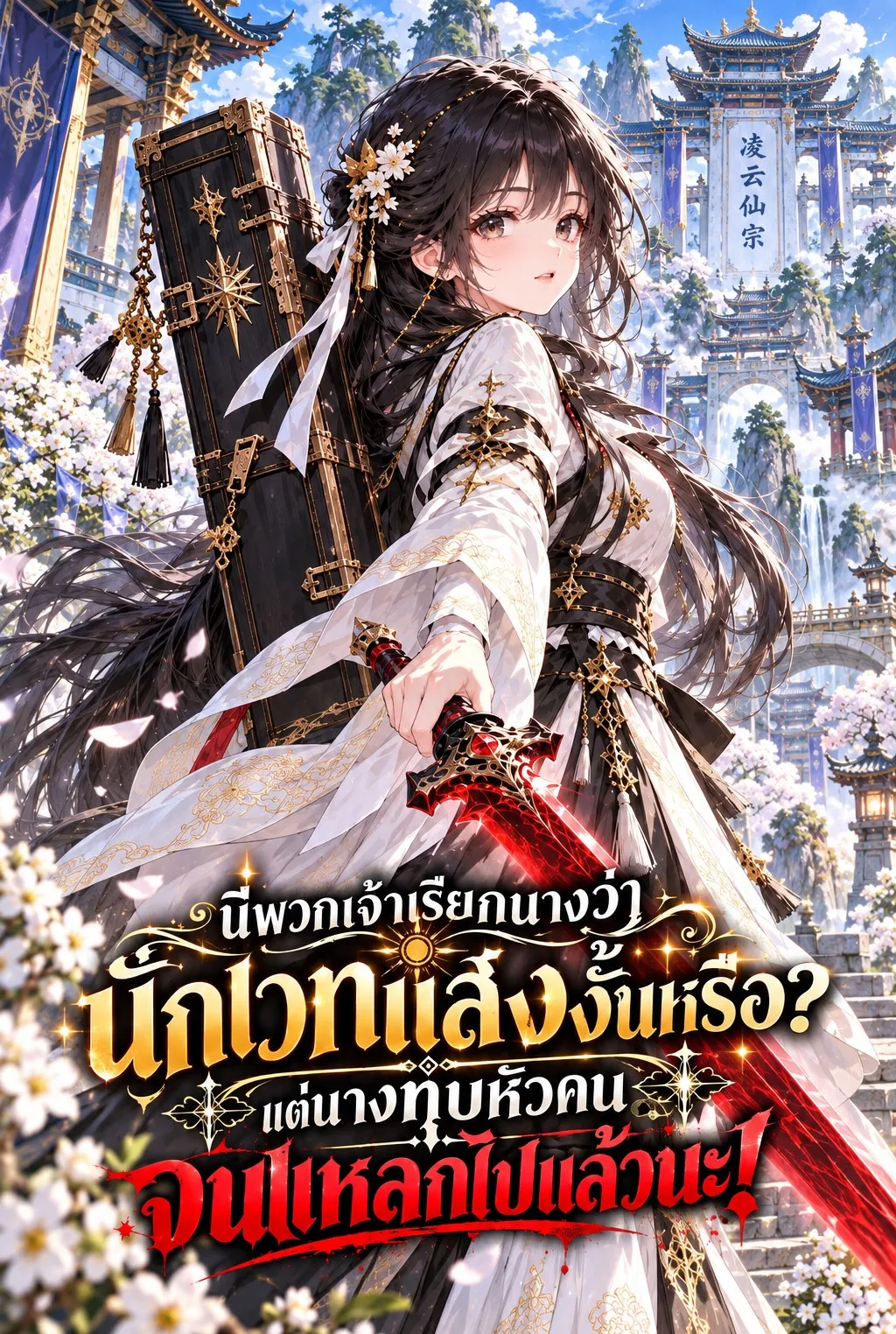 ปก นี่พวกเจ้าเรียกนางว่านักเวทแสงงั้นหรือ? แต่นางทุบหัวคนจนแหลกไปแล้วนะ!
