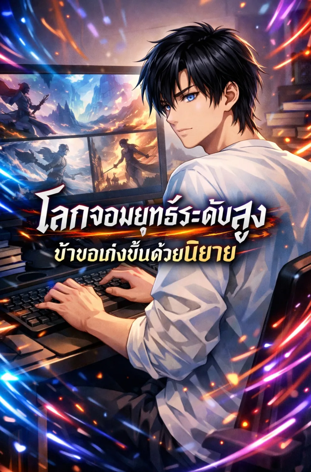 ปก โลกจอมยุทธ์ระดับสูง:ข้าขอเก่งขึ้นด้วยนิยาย
