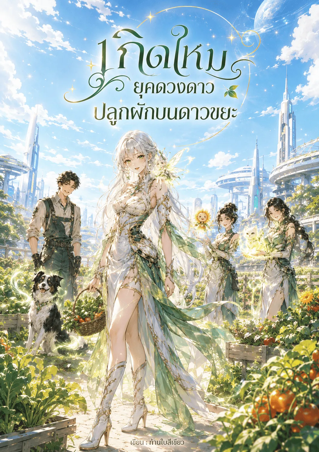 ปก เกิดใหม่ยุคดวงดาว ปลูกผักบนดาวขยะ