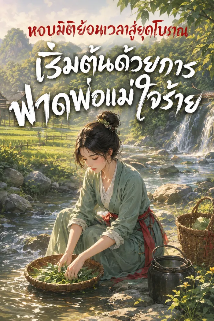 ปก (จบแล้ว) หอบมิติย้อนเวลาสู่ยุคโบราณ เริ่มต้นด้วยการฟาดพ่อแม่ใจร้าย