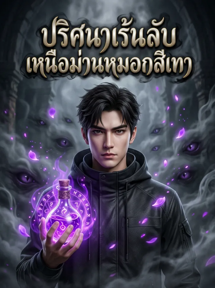 ปก ปริศนาเร้นลับ เหนือม่านหมอกสีเทา