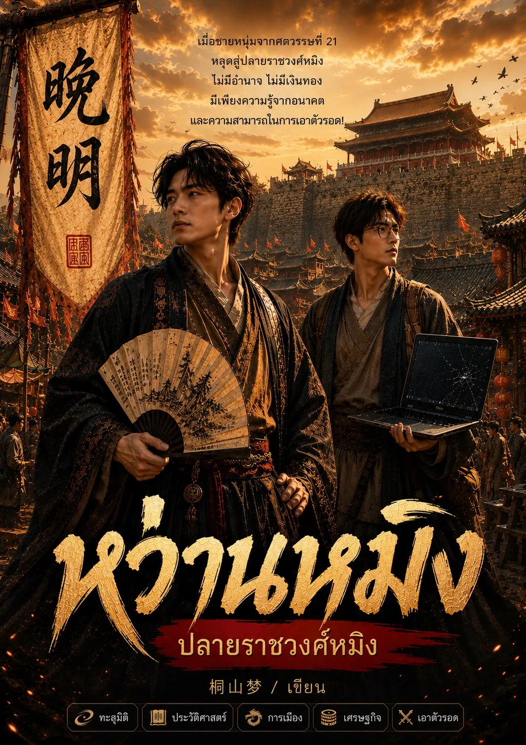 ปก หว่านหมิง ข้ามเวลาสู่ปลายราชวงศ์หมิง