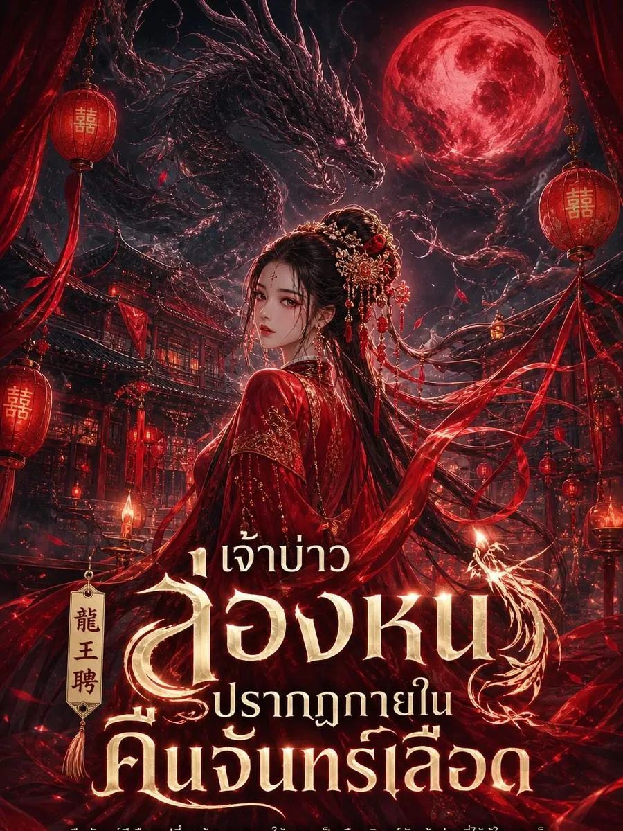 ปก เจ้าบ่าวล่องหนปรากฏกายในคืนจันทร์เลือด