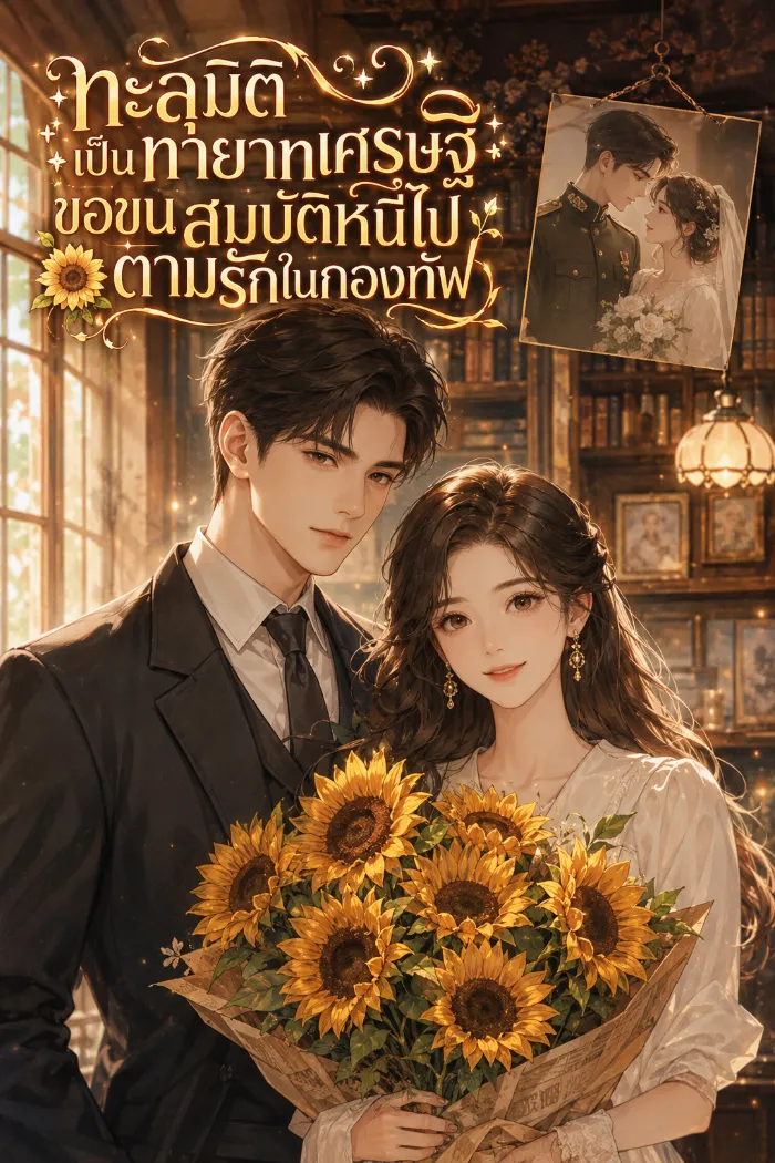 ปก (จบแล้ว) ทะลุมิติเป็นทายาทเศรษฐี ขอขนสมบัติหนีไปตามรักในกองทัพ