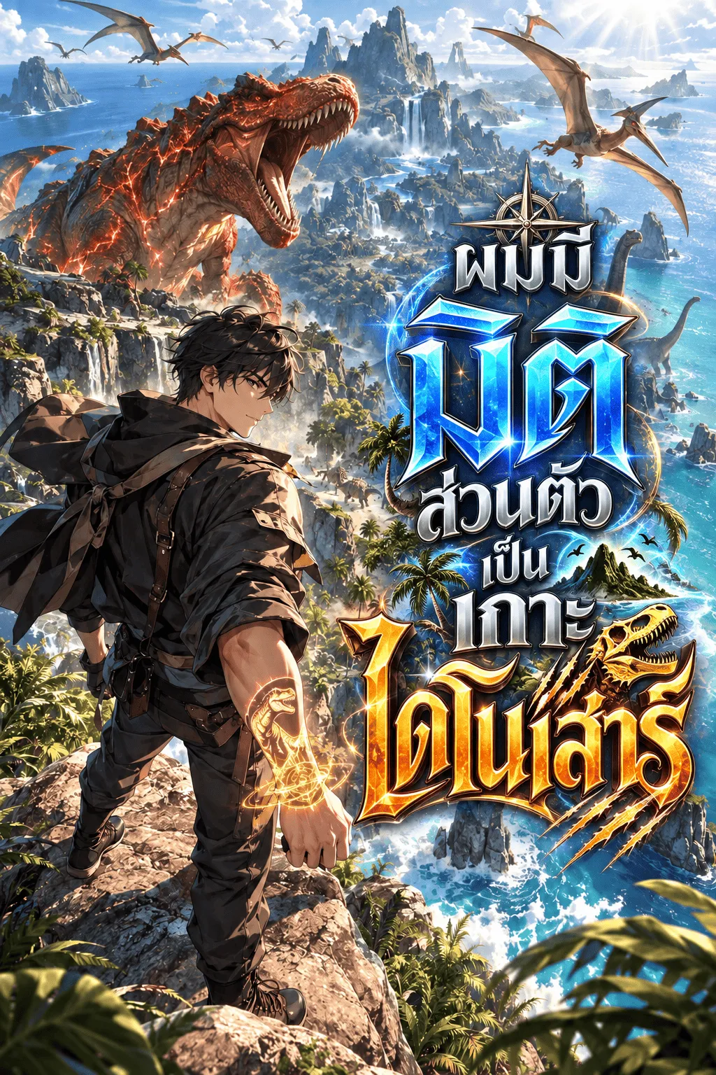 ปก ผมมีมิติส่วนตัวเป็นเกาะไดโนเสาร์