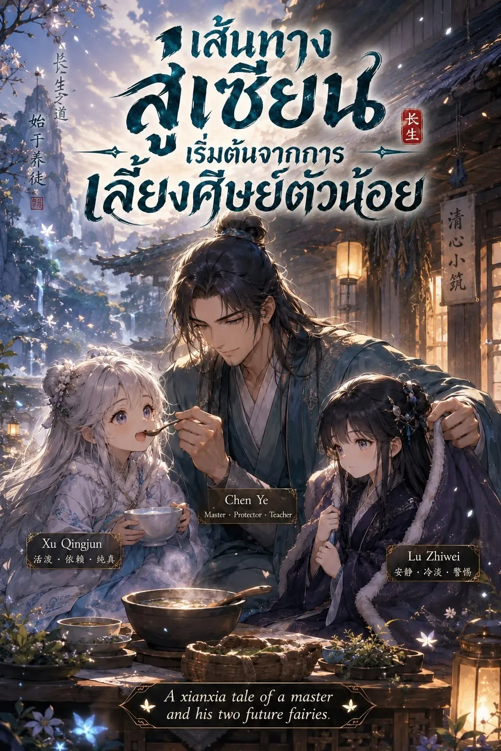 ปก เส้นทางสุ่เซียนเริ่มต้นจากการเลี้ยงศิษย์ตัวน้อย