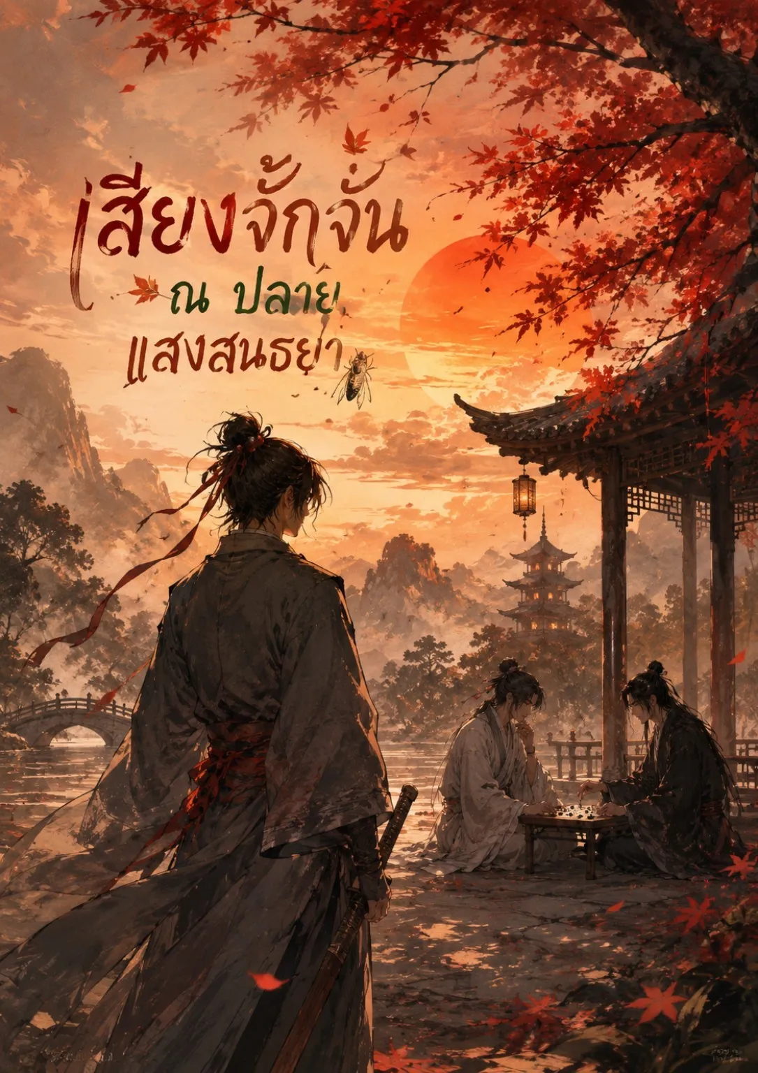 ปก เสียงจั๊กจั่น ณ ปลายแสงสนธยา