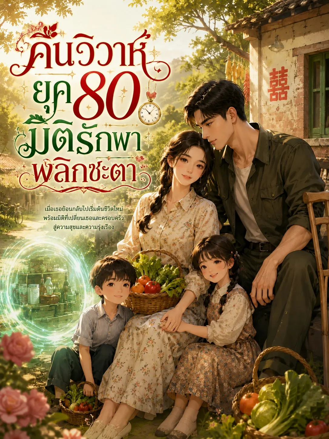 ปก คืนวิวาห์ยุค 80 มิติรักพาพลิกชะตา
