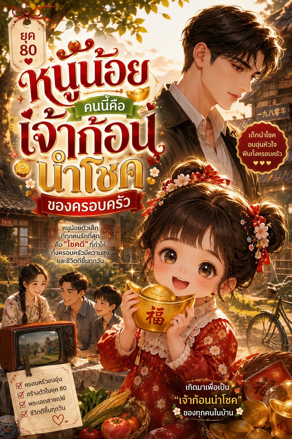 ปก หนูน้อยคนนี้คือเจ้าก้อนนําโชคของครอบครัว