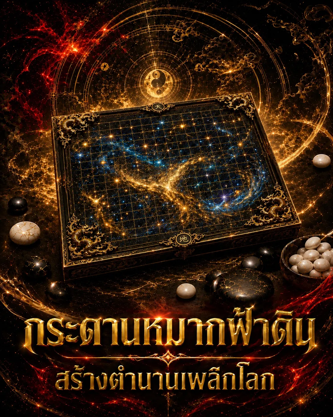 ปก กระดานหมากฟ้าดิน สร้างตํานานพลิกโลก ( 264 ตอนจบ ) ( เปิดอ่านฟรีเริ่มต้น 60 ตอน )