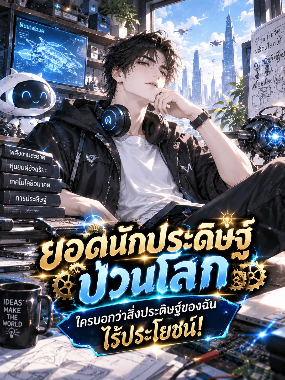 ปก ยอดนักประดิษฐ์ป่วนโลก ใครบอกว่าสิ่งประดิษฐ์ของฉันไร้ประโยชน์!