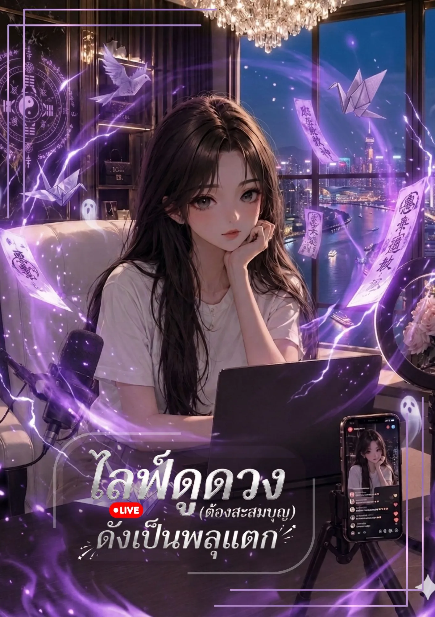 ปก ไลฟ์ดูดวง (ต้องสะสมบุญ) ดังเป็นพลุแตก
