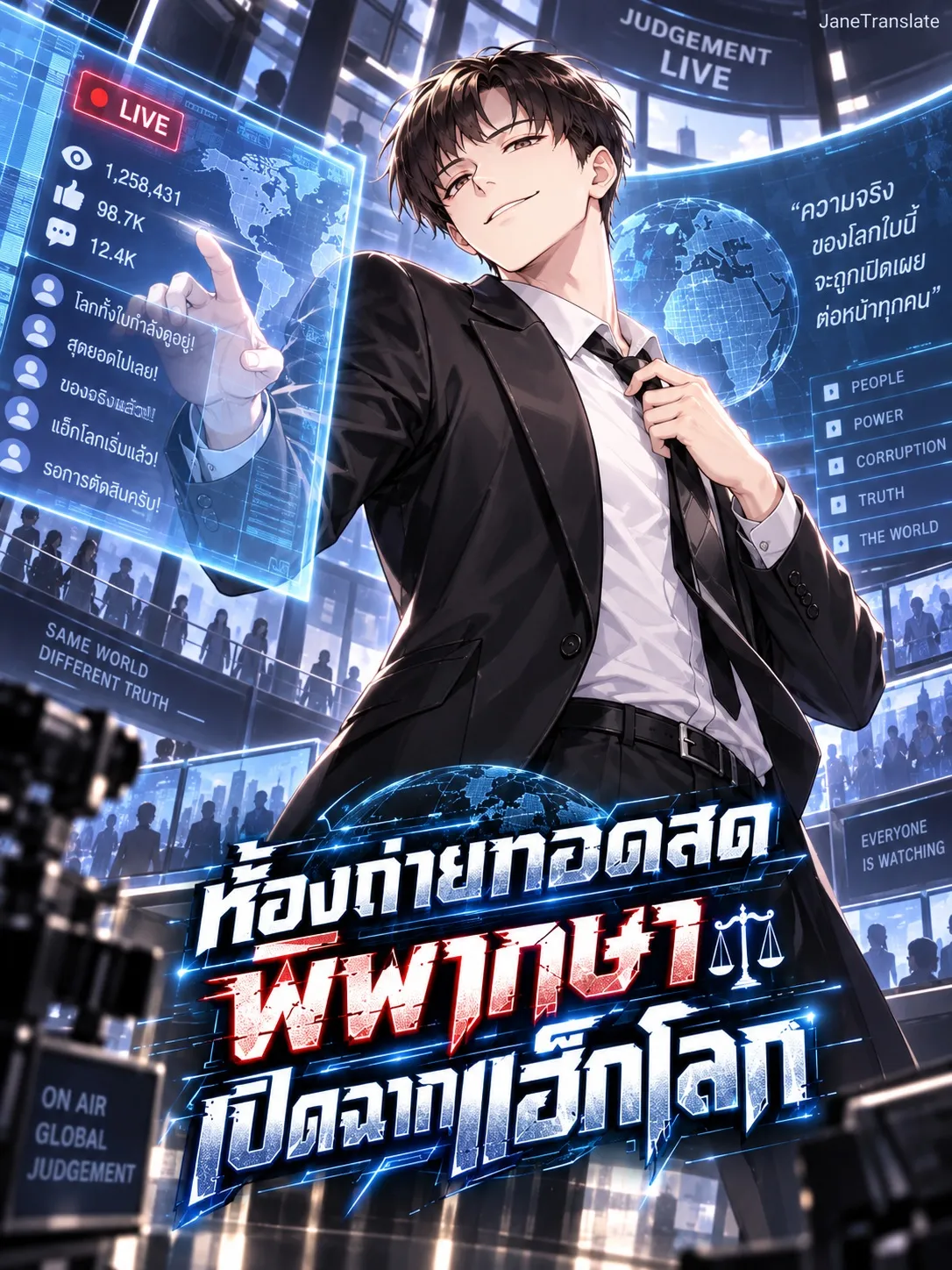 ปก ห้องถ่ายทอดสดพิพากษา: เปิดฉากแฮ็กโลก