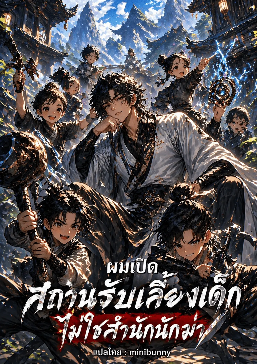 ปก ผมเปิดสถานรับเลี้ยงเด็ก ไม่ใช่สํานักนักฆ่า