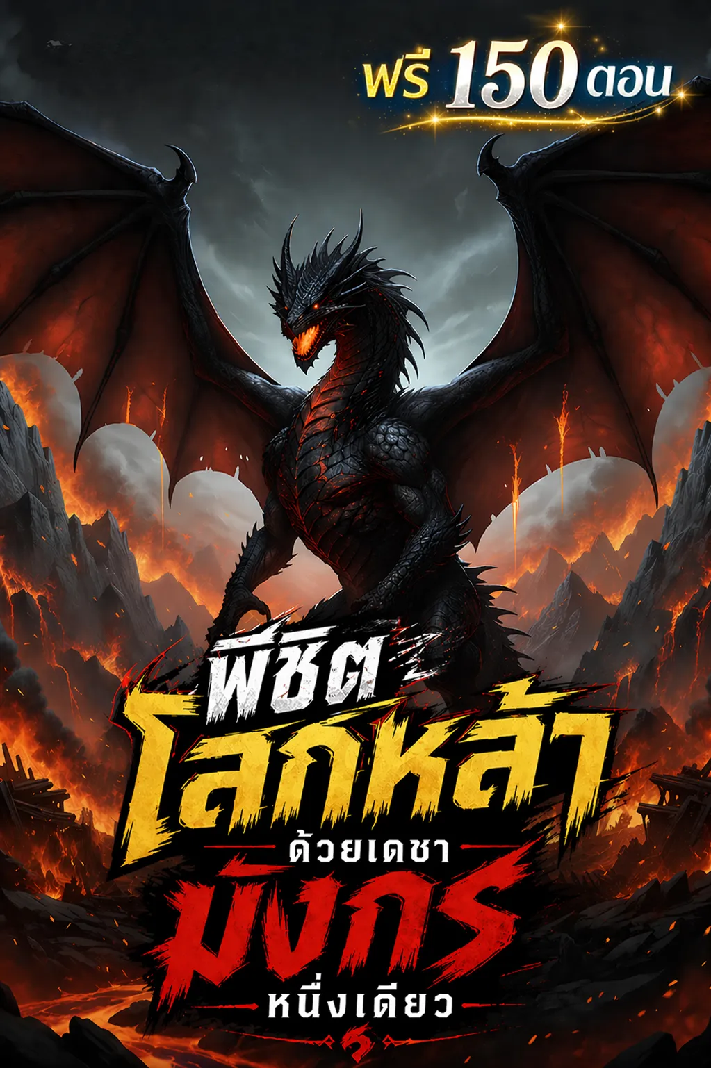 ปก พิชิตโลกหล้า ด้วยเดชามังกรหนึ่งเดียว