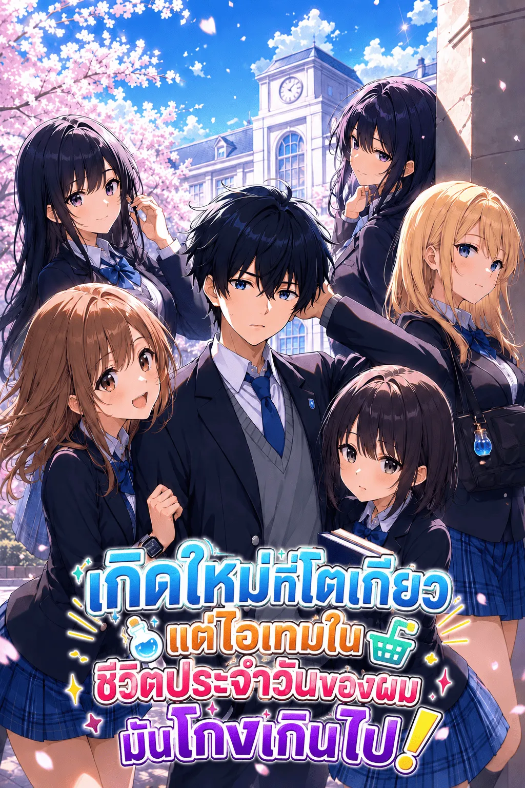 ปก [ชนจีน] เกิดใหม่ที่โตเกียว แต่ไอเทมในชีวิตประจําวันของผมมันโกงเกินไป!