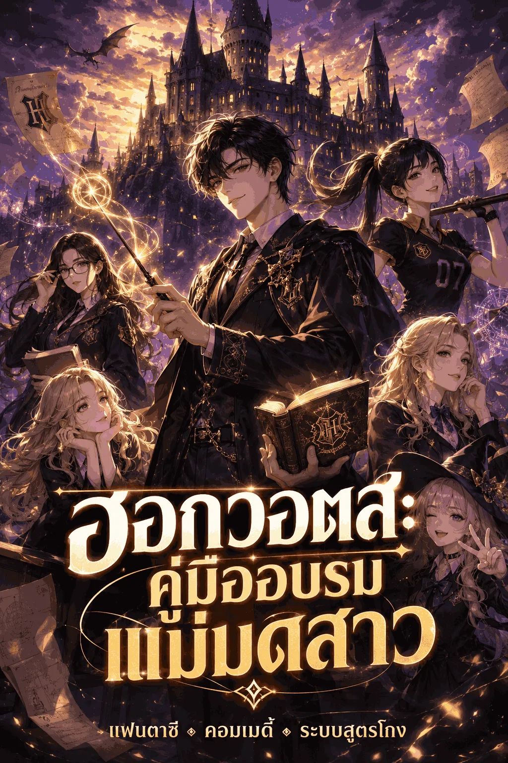 ปก ฮอกวอตส์ : คู่มืออบรมแม่มดสาว