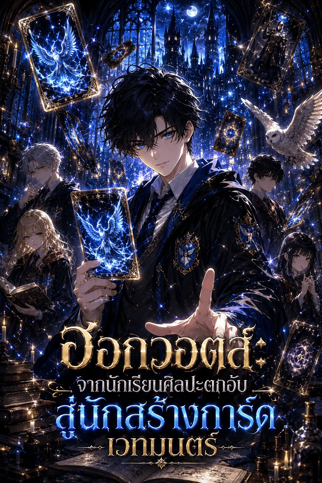 ปก ฮอกวอตส์: จากนักเรียนศิลปะตกอับ สู่นักสร้างการ์ดเวทมนตร์