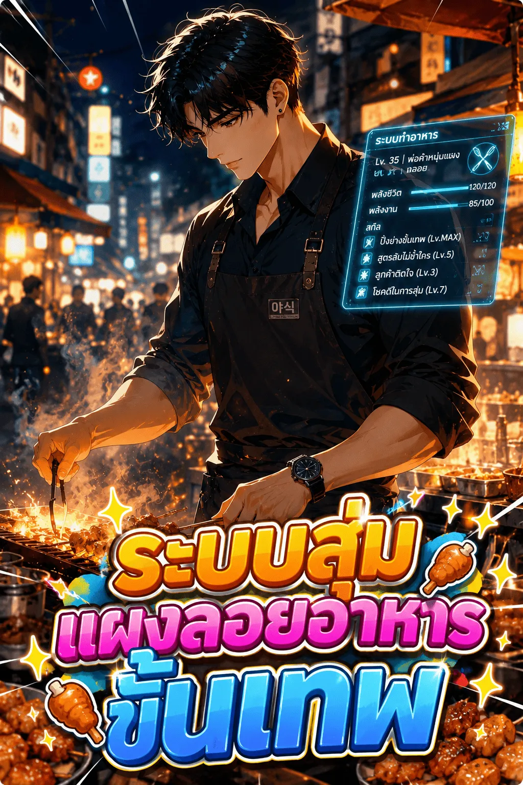 ปก ระบบสุ่มแผงลอยอาหารขั้นเทพ