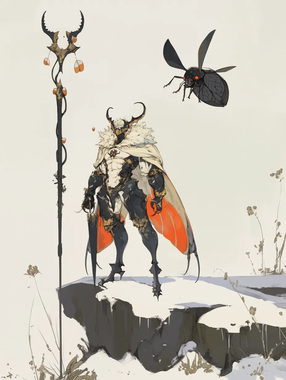 ปก A grueling start for the future Insect Kingการเริ่มต้นสุดทรหดของราชาแมลงในอนาคต