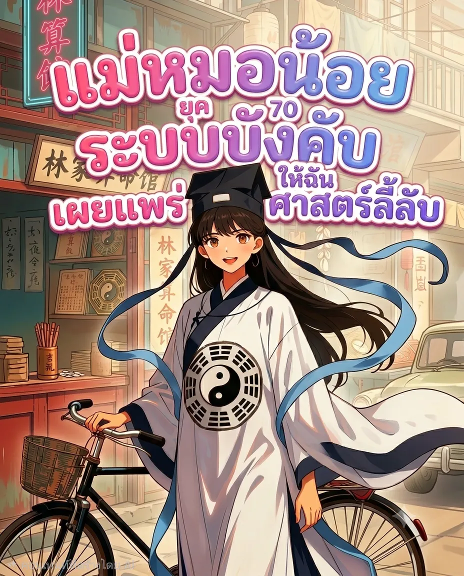 ปก แม่หมอน้อยยุค70:ระบบบังคับให้ฉันเผยแผร่ศาสตร์ลี้ลับ
