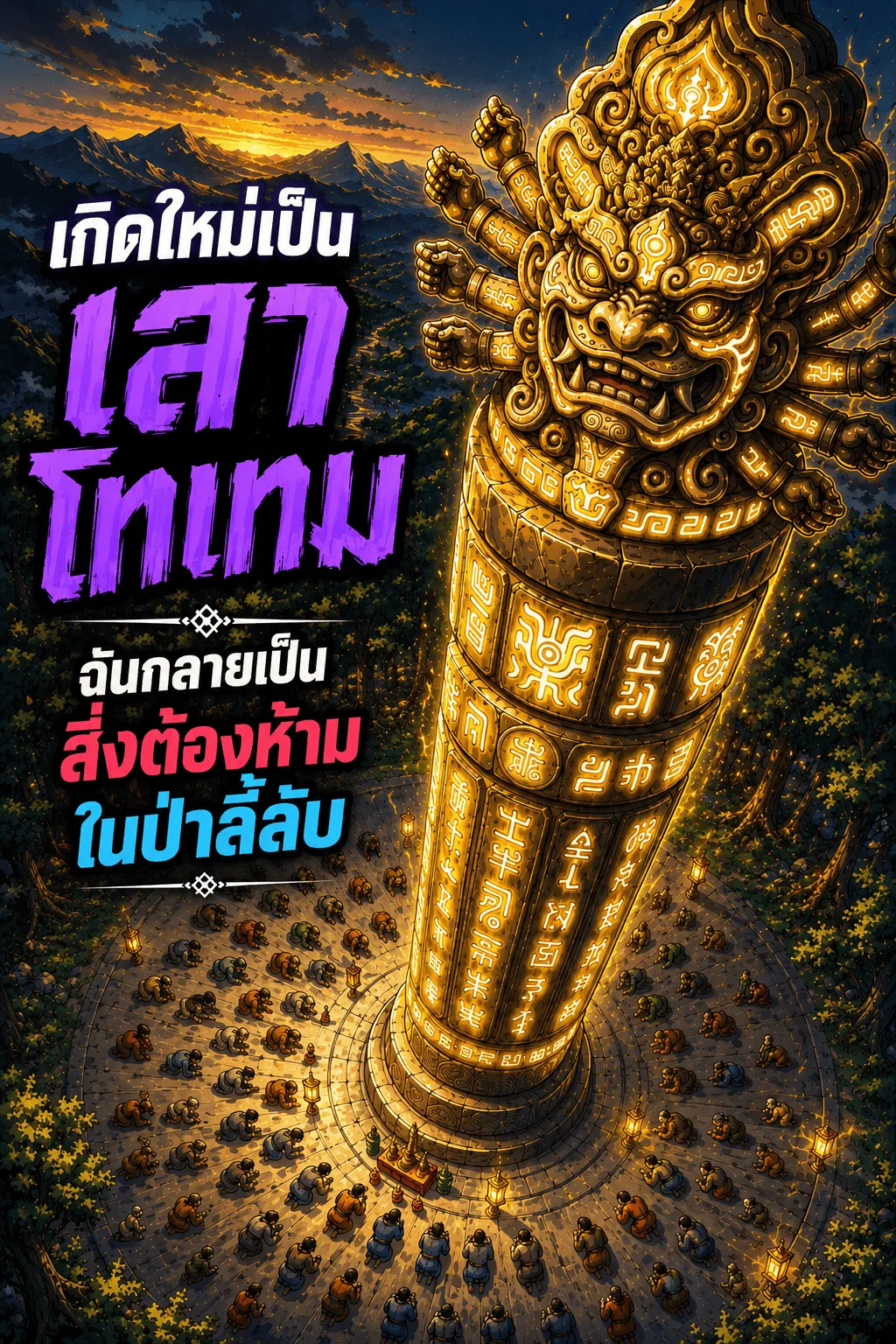 ปก เกิดใหม่เป็นเสาโทเทม ฉันกลายเป็นสิ่งต้องห้ามในป่าลี้ลับ