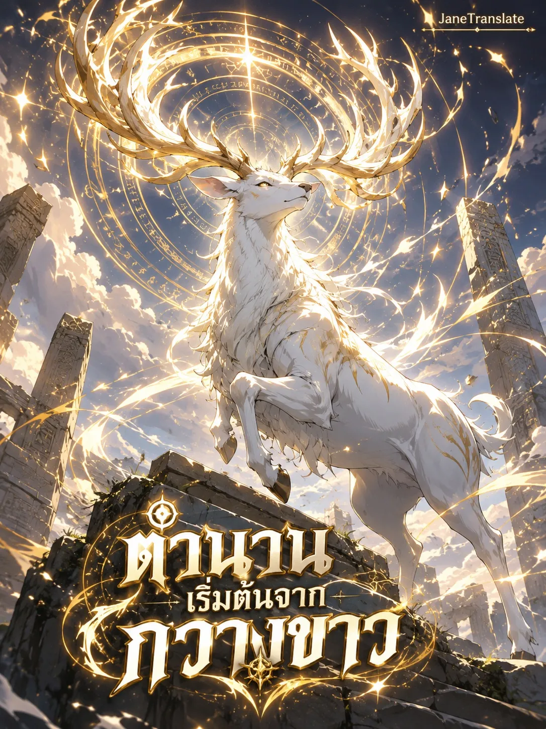 ปก ตํานานเริ่มต้นจากกวางขาว