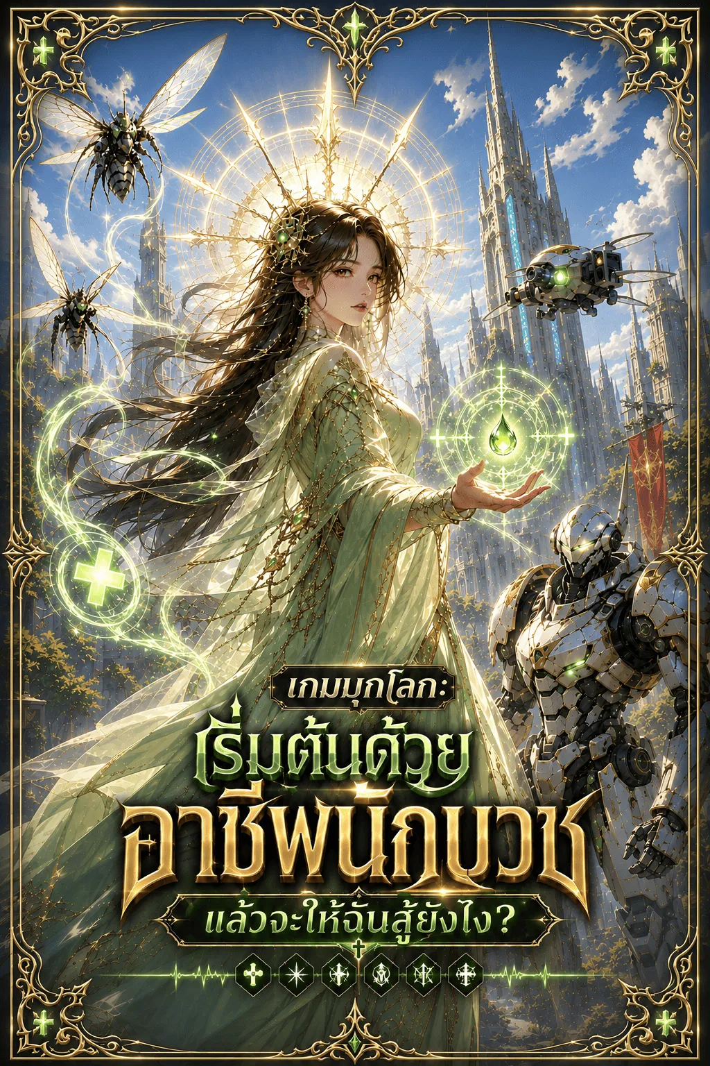 ปก เกมบุกโลก: เริ่มต้นด้วยอาชีพนักบวช แล้วจะให้ฉันสู้ยังไง?