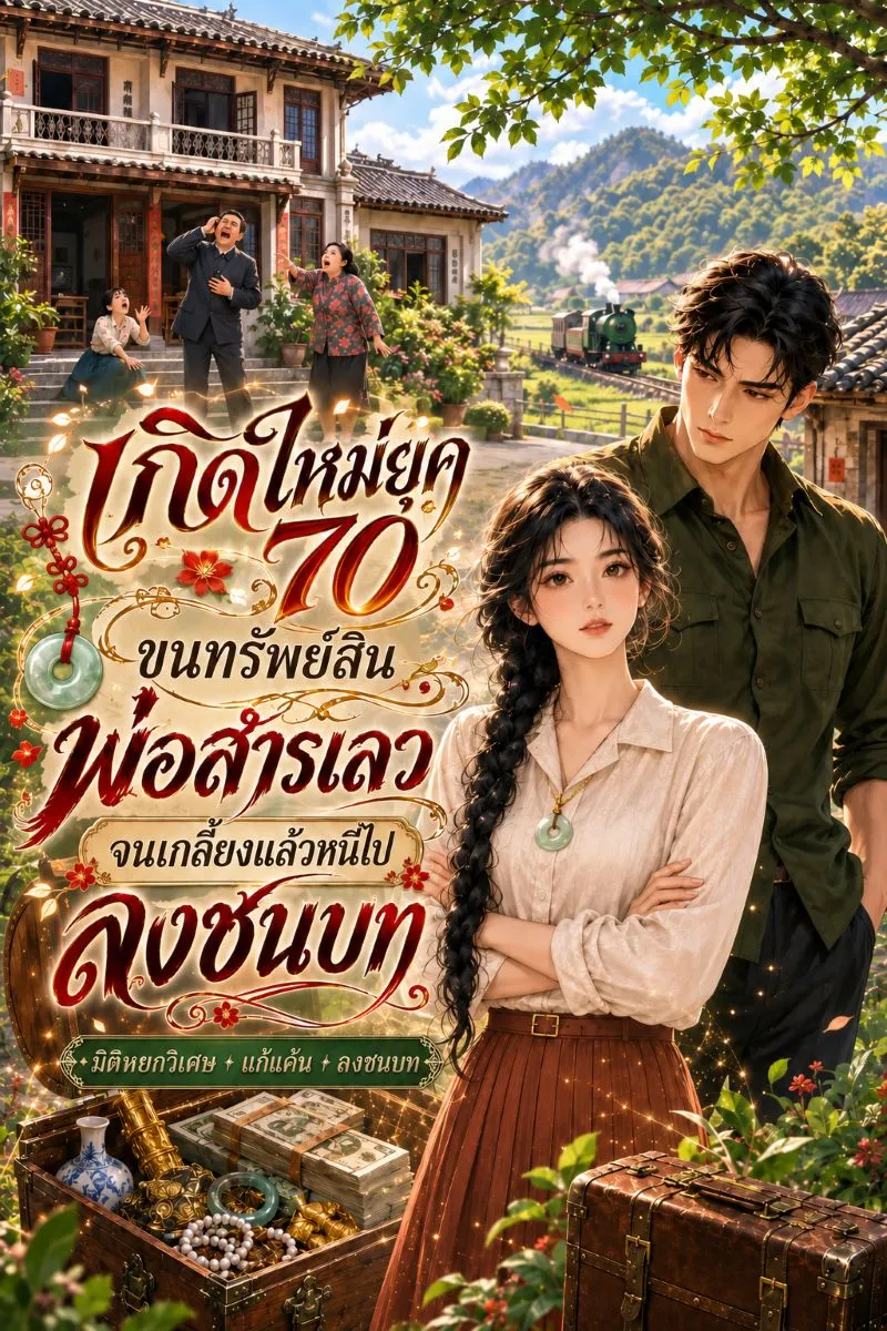 ปก เกิดใหม่ยุค 70 ขนทรัพย์สินพ่อสารเลวจนเกลี้ยงแล้วหนีไปลงชนบท