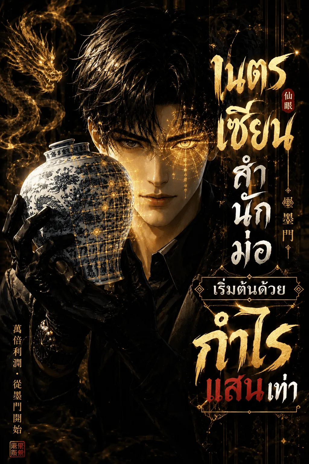 ปก เนตรเซียนสํานักม่อ เริ่มต้นด้วยกําไรแสนเท่า