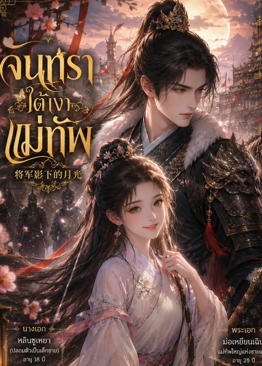 ปก จันทราใต้เงาแม่ทัพ