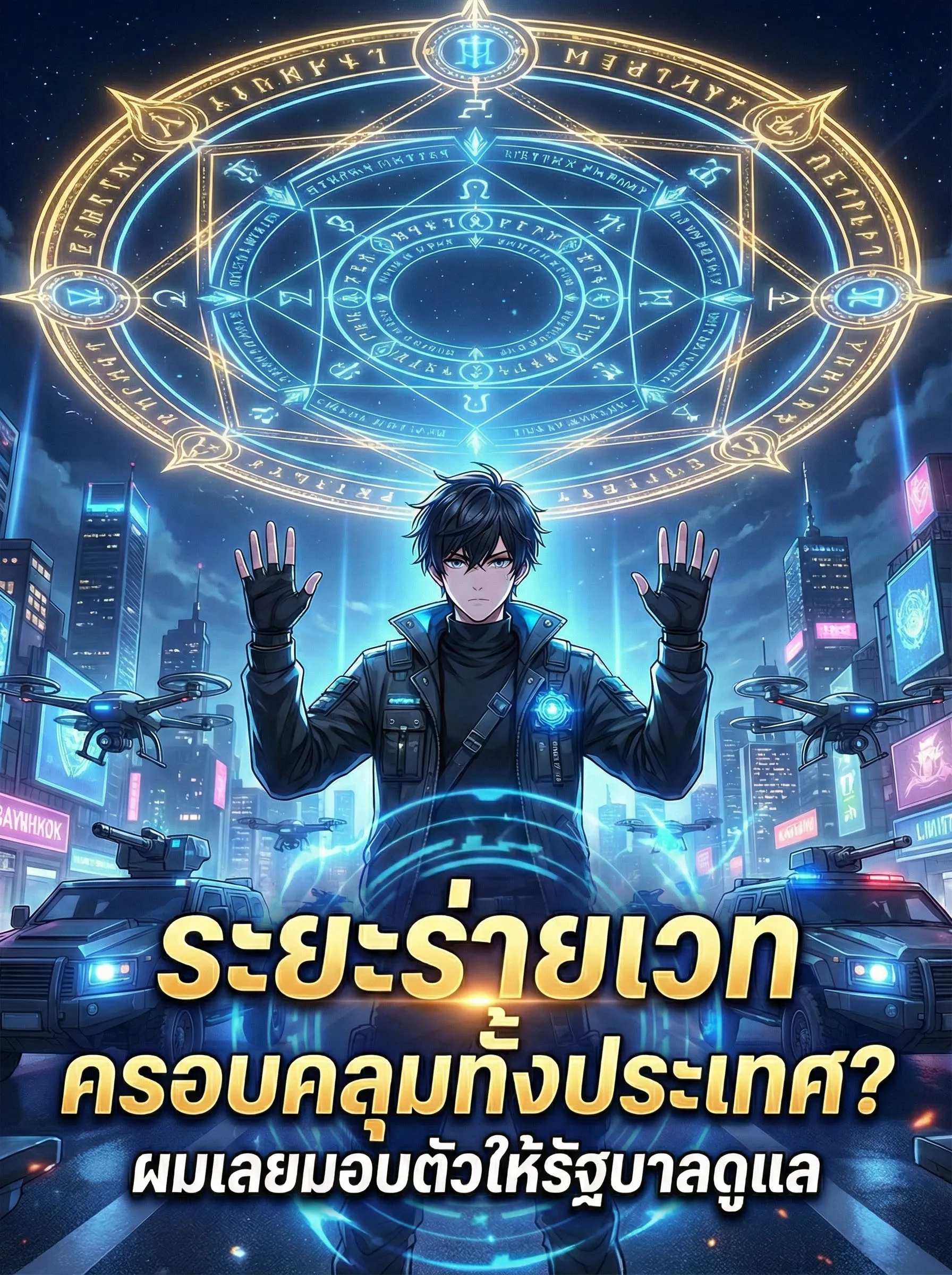 ปก ระยะร่ายเวทครอบคลุมทั้งประเทศ ผมเลยมอบตัวให้รัฐบาลดูแล