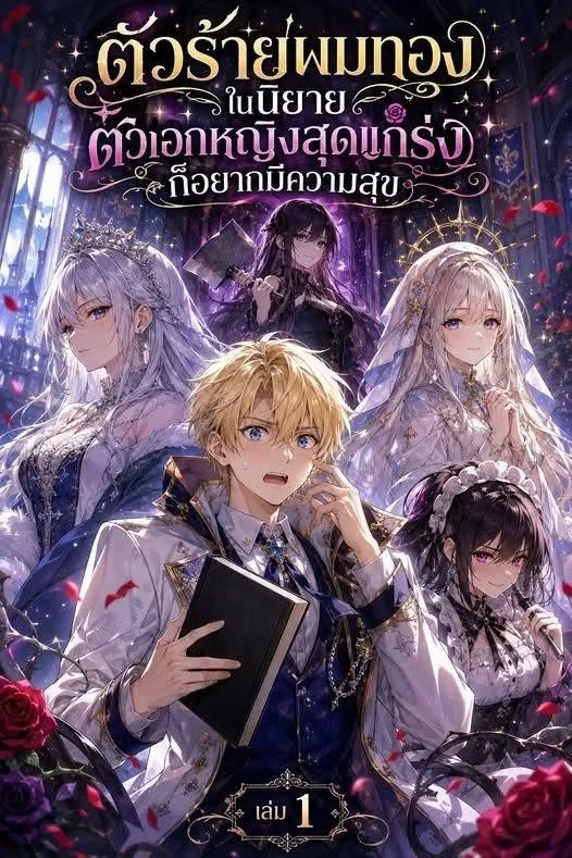 ปก ตัวร้ายหัวทองในนิยายที่นางเอกไร้เทียมทาน ก็อยากมีความสุขเหมือนกัน
