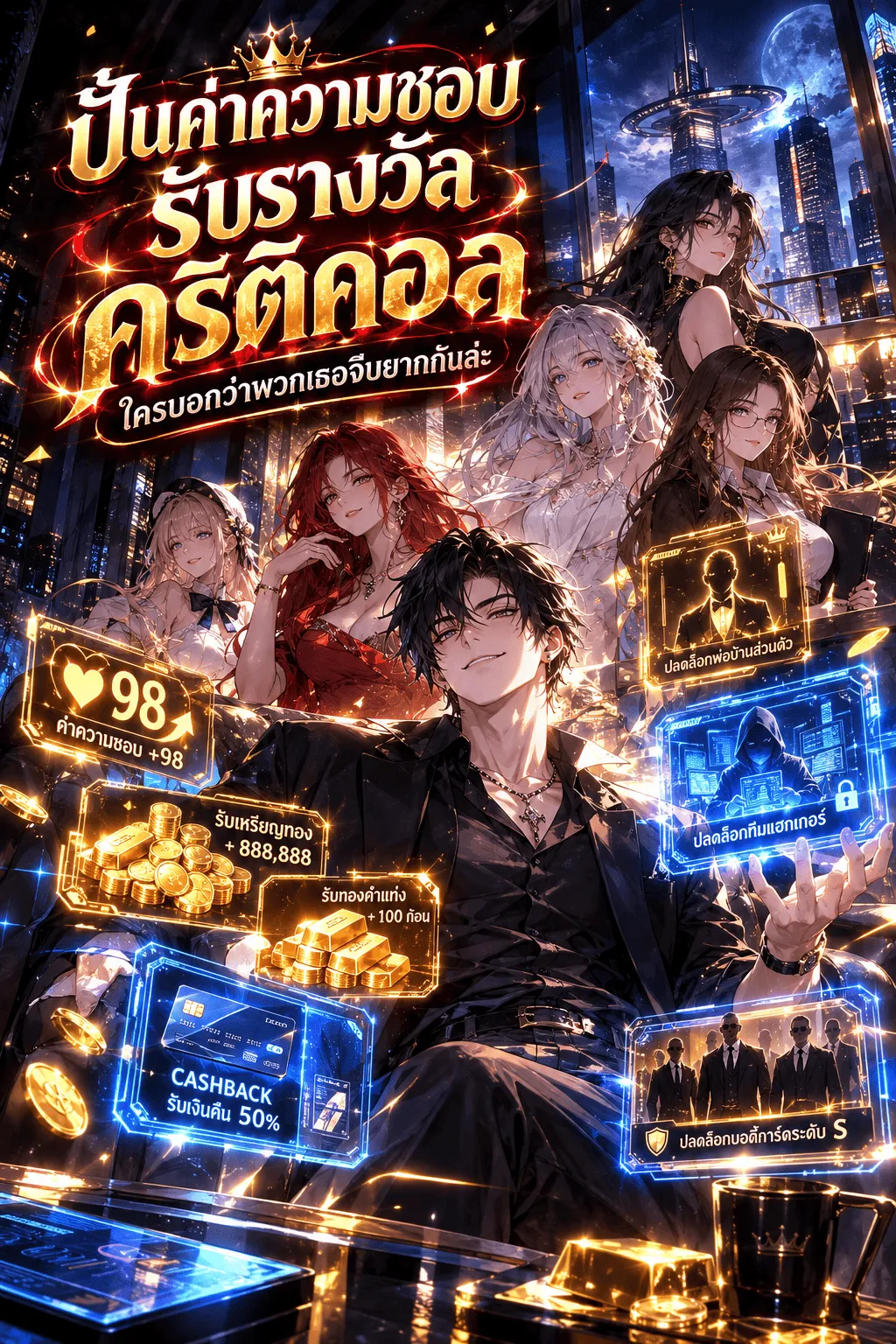 ปก ปั่นค่าความชอบรับรางวัลคริติคอล ใครบอกว่าพวกเธอจีบยากกันล่ะ
