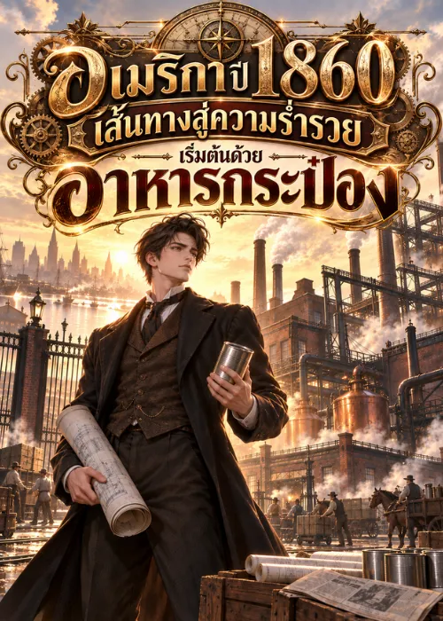 ปก อเมริกาปี 1860: เส้นทางสู่ความร่ํารวย เริ่มต้นด้วยอาหารกระป๋อง