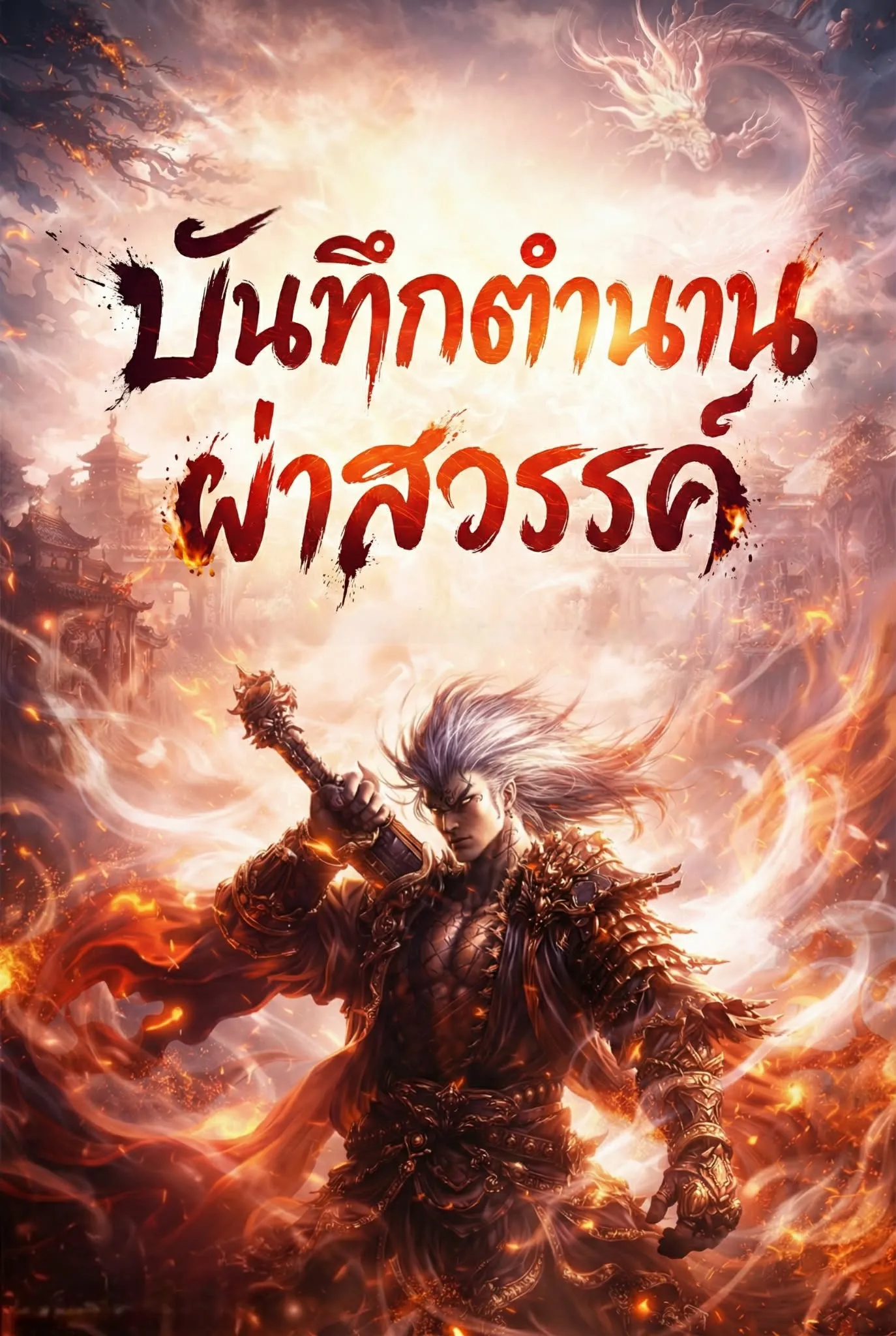 ปก บันทึกตํานานผ่าสวรรค์