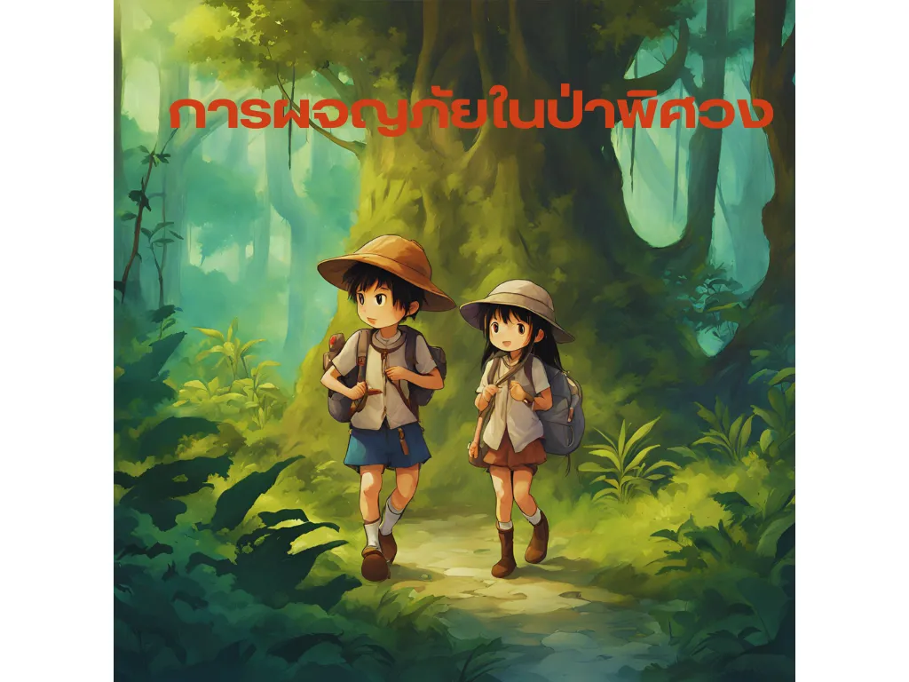 ปก การผจญภัยในป่าพิศวง